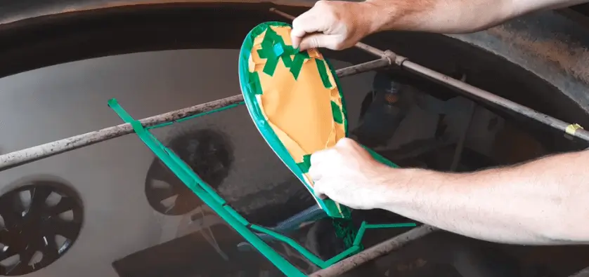 mergulho wtp de raquete de madeira sem equipamentos